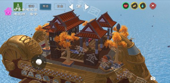 创造与魔法船屋·汉陶园设计图 船屋建筑平面设计图纸 