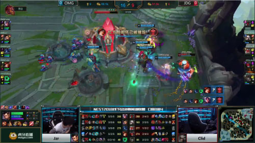 NEST2018:JDG让一追二击败OMG新军,最美守门员助阵揭幕战