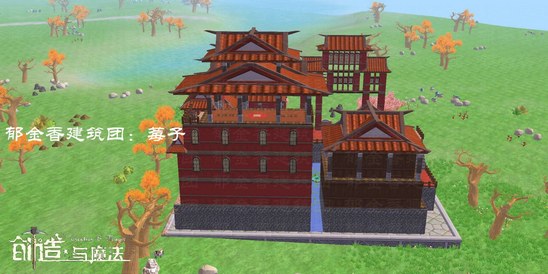 创造与魔法听雨轩设计图 听雨轩建筑平面设计图纸