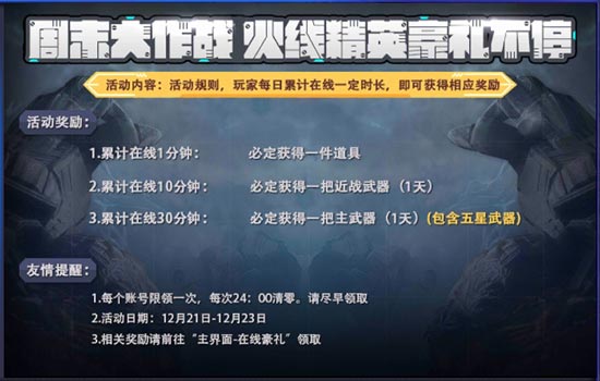 火线精英更新