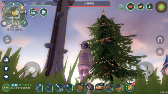 创造与魔法圣诞双重福利 领取圣诞礼物制作圣诞雪橇