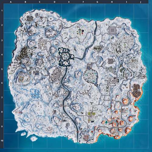 堡垒之夜冰雪蔓延 冰雪地区正在慢慢扩大