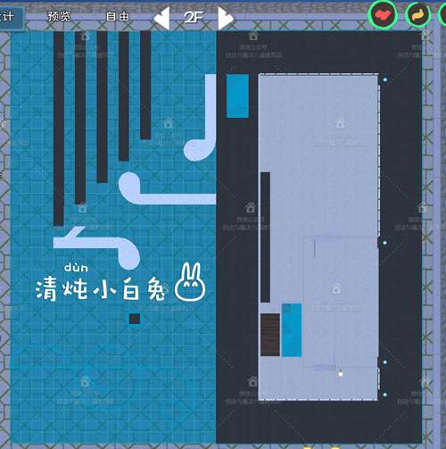 创造与魔法悦音盒设计图 悦音盒建筑平面设计图纸