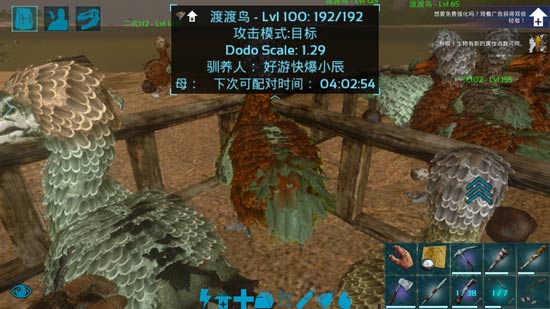 手游方舟渡渡鸟培育