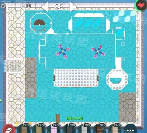 创造与魔法爱琴海度假屋设计图 琴海度假屋平面设计图纸