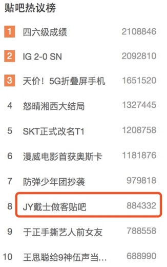 JY戴士做客百度Apex英雄吧引吧友追捧，贴吧粉丝都是鬼才么