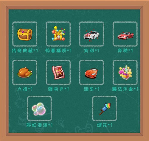 推理学院幸运抽奖池