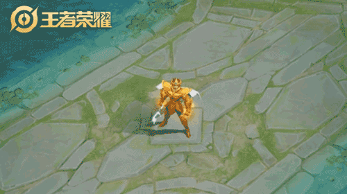 王者荣耀黄金圣斗士狮子座休闲动作