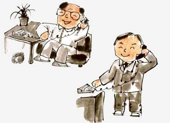 给父母打电话