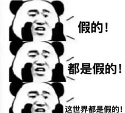 假的