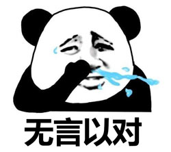 无言以对