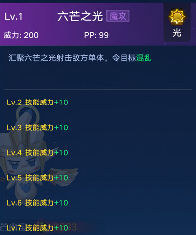 变异六芒小宝技能表 
