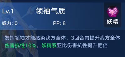 妖精王技能表