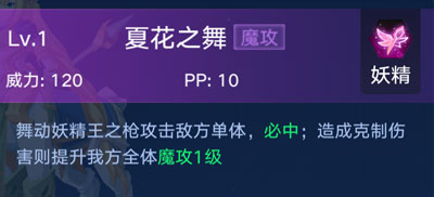 妖精王技能表