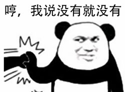 我说没有就没有