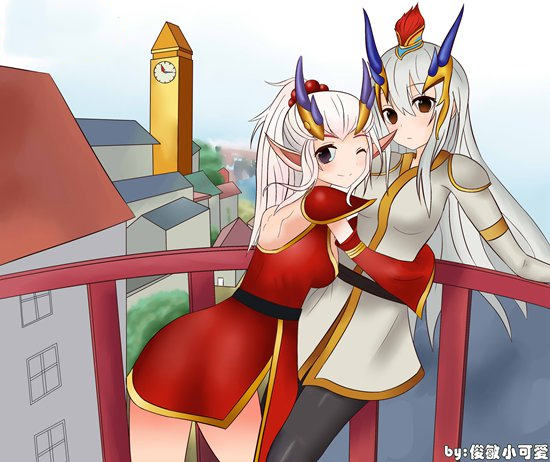 龙女&白龙 俊敏小可爱 