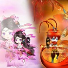 造梦西游5小熠-齐天大圣、紫霞仙子cosplay