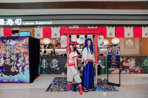 来电科技携手腾讯·侍魂打造全国首家禾绿寿司主题店