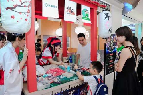 来电科技携手腾讯·侍魂打造全国首家禾绿寿司主题店