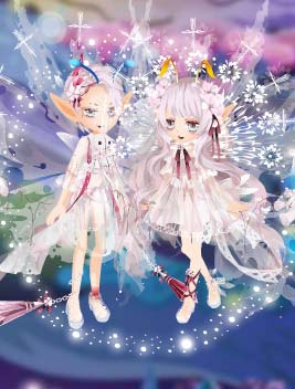 小花仙白幽灵套装