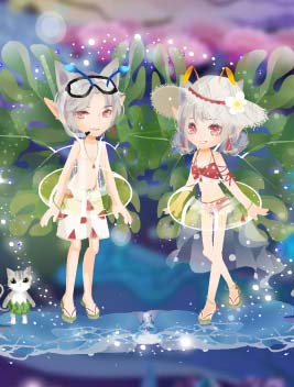 小花仙雨后夏夜套装
