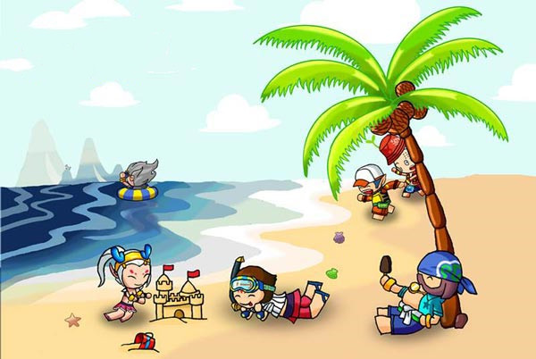 上古天帝篇夏日海滩