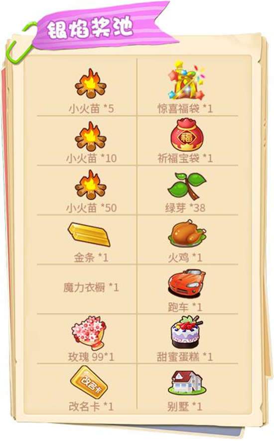 推理学院银焰奖池