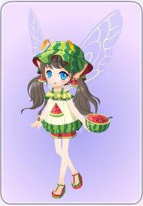 小花仙吃瓜群众套装