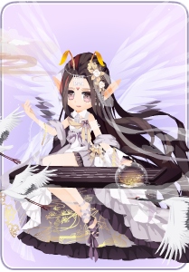 小花仙鹤鸣云树深套装