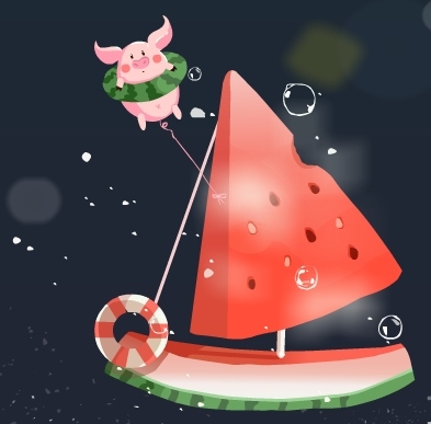 夏日西瓜坐骑