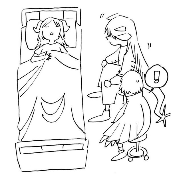 明日方舟七夕涂鸦第二条 赫默和塞雷娅