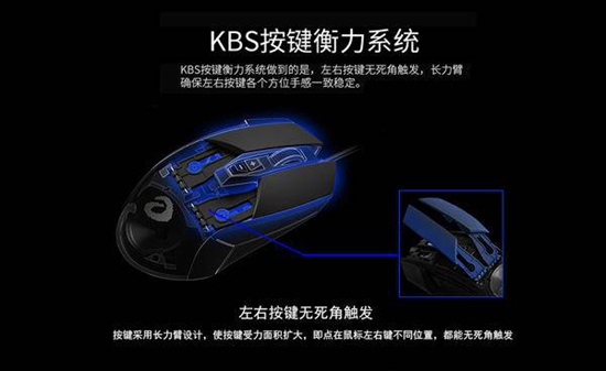 达尔优第5代牧马人鼠标细探