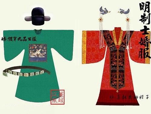 跟着小花仙学穿搭明朝婚服