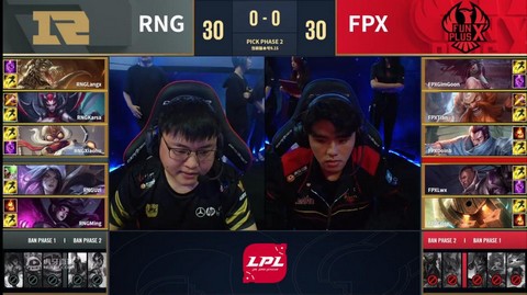 FPX让一追三击败RNG