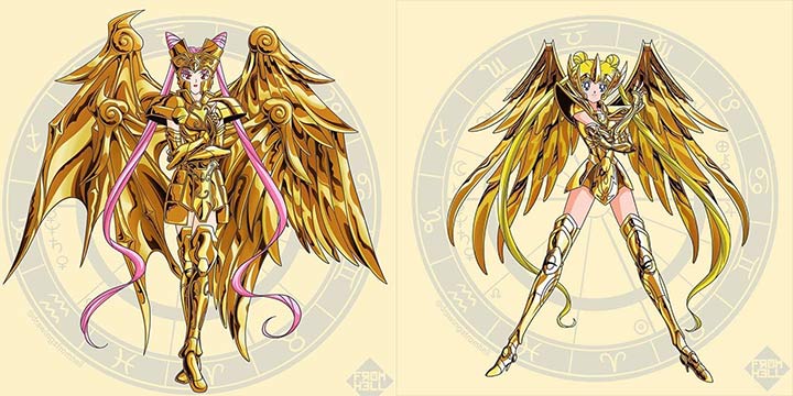 美少女战士版黄金圣斗士 娘化12星座你爱了吗？