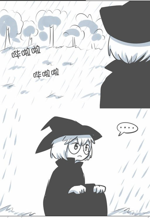 明日方舟短漫之龙、魔女、火精灵