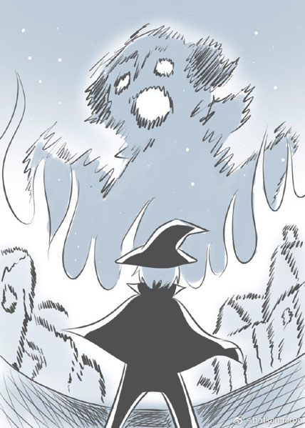 明日方舟短漫之龙、魔女、火精灵