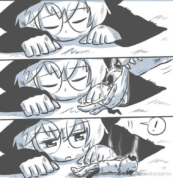 明日方舟短漫之龙、魔女、火精灵