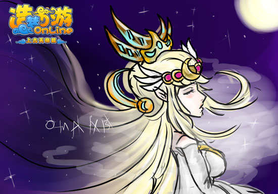 上古天帝篇绘画 常仪-OMAXB