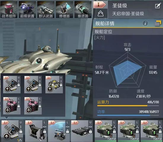 第二银河圣徒级舰船搭配