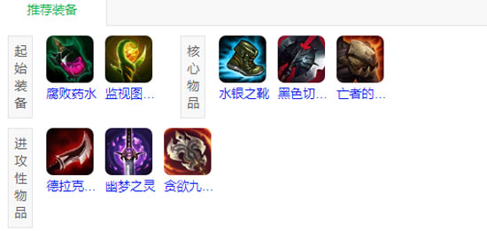 英雄联盟手游皇子出装
