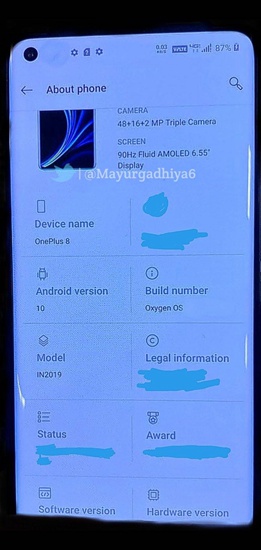 一加8