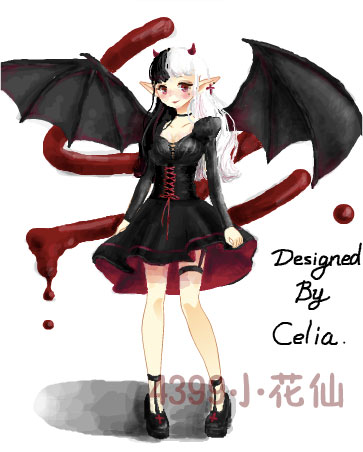 小花仙手绘evil小恶魔