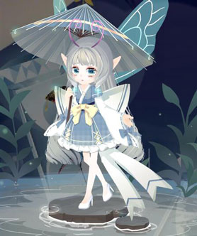 小花仙花瓣秀 雨中女郎