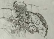 生死狙击玩家手绘-M16A3