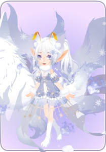 小花仙雪域皎灵套装
