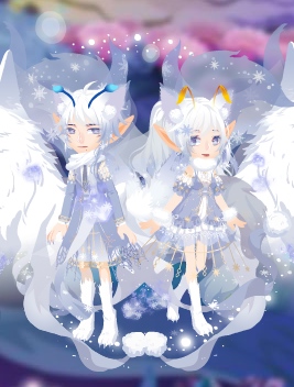 小花仙雪域皎灵套装