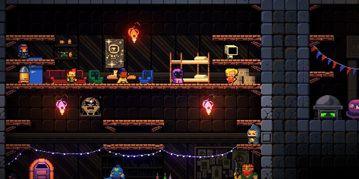 Roguelike射击游戏《挺进地牢》的续作《逃出地牢》上架STEAM