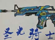 生死狙击玩家手绘-圣光骑士