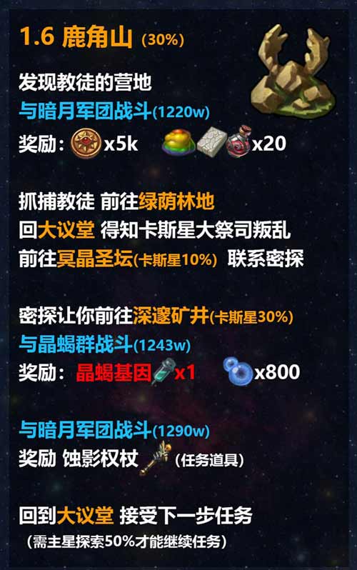 不思议迷宫M12星域攻略 M12星域建筑解析